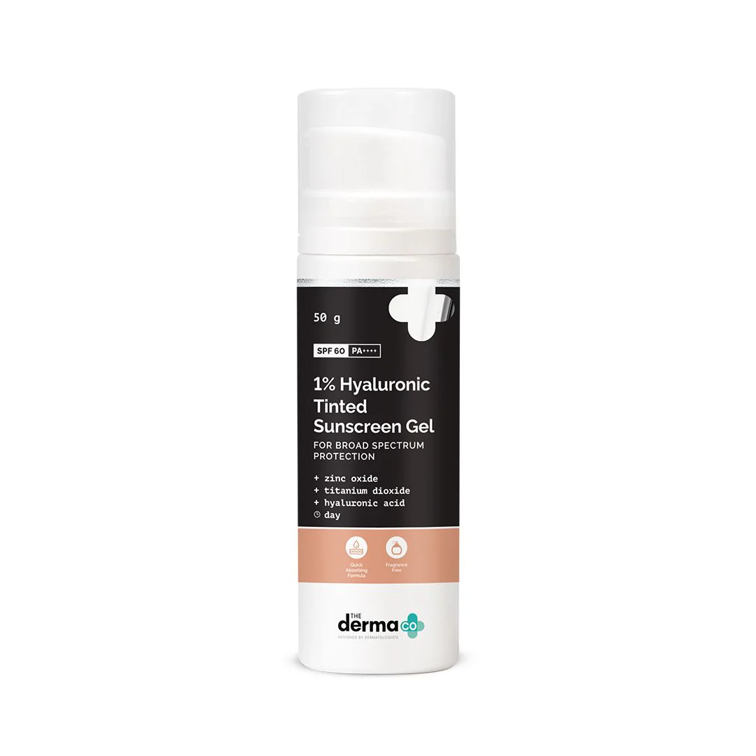 1% Hyaluronic Tinted Sunscreen Gel for Broad Spectrum Protection - 50g - Image 10