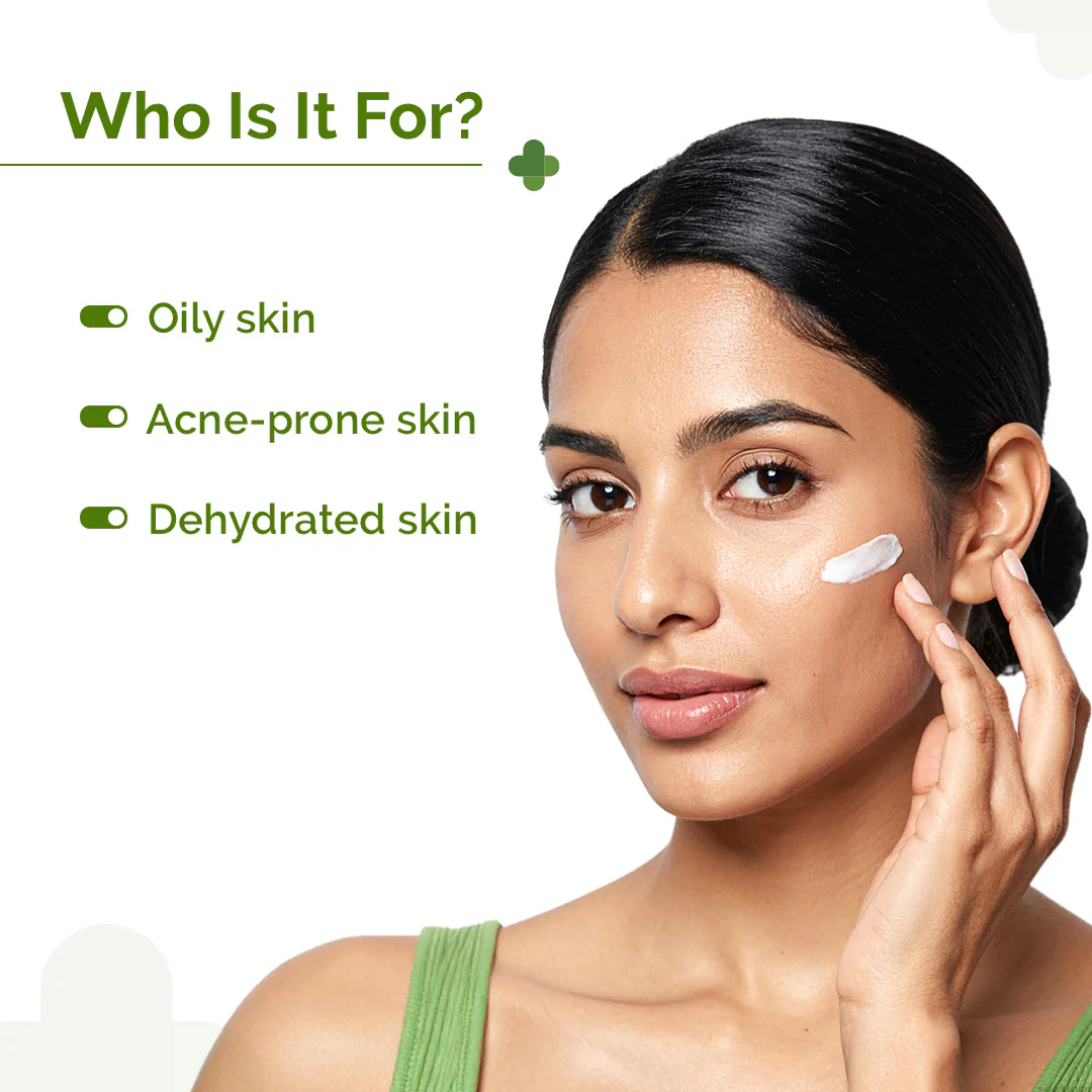 1% Salicylic Acid Oil-Free Moisturizer For Face with Oat Extract - 50g - Image 3