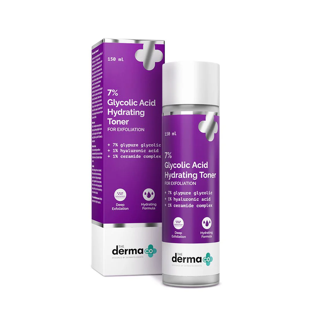 7% Glycolic Acid Hydrating Toner with Glycolic Acid & Hyaluronic Acid For Gentle Exfoliation - 150 ml - Image 8