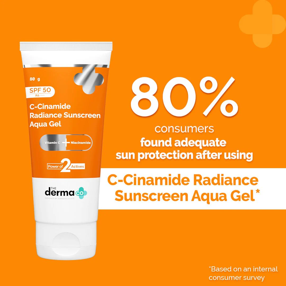 C-Cinamide Radiance Sunscreen Aqua Gel - 80g - Image 4