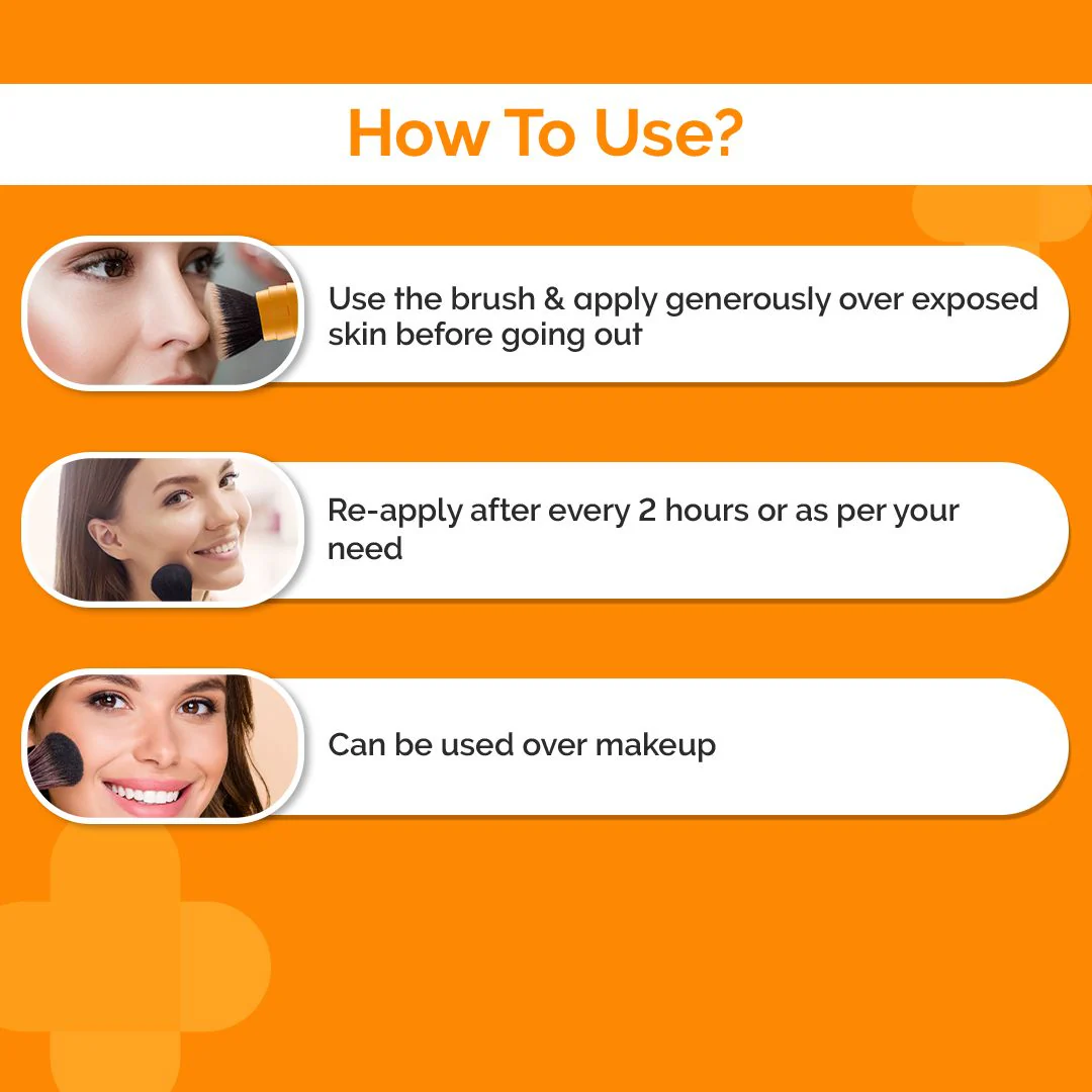 Mattifying 100% Mineral Powder Sunscreen with SPF 50 For On The Go Broad Spectrum Protection - 4g - Image 7