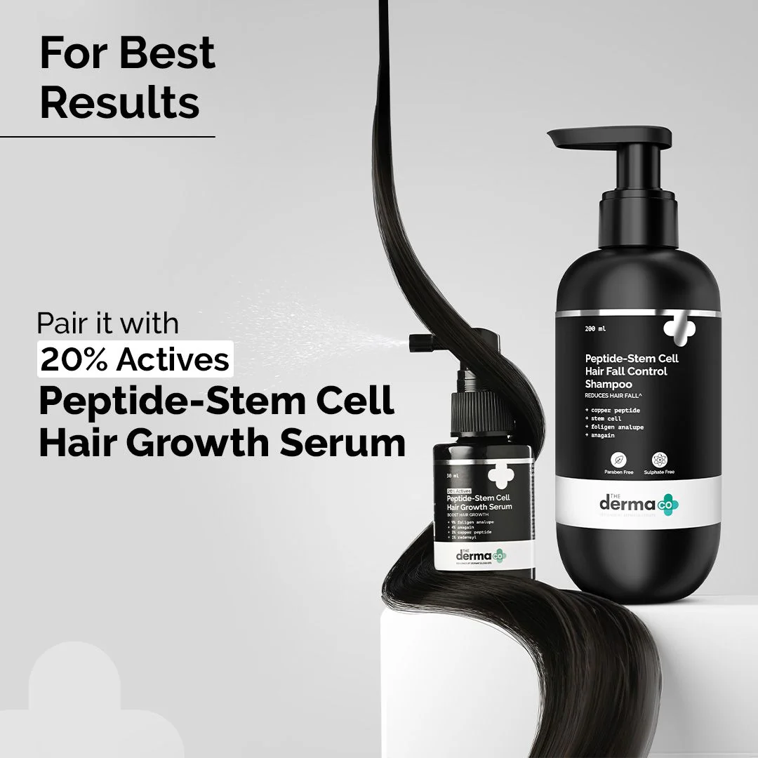 Peptide-Stem Cell Hair Fall Control Shampoo - 200 ml - Image 5