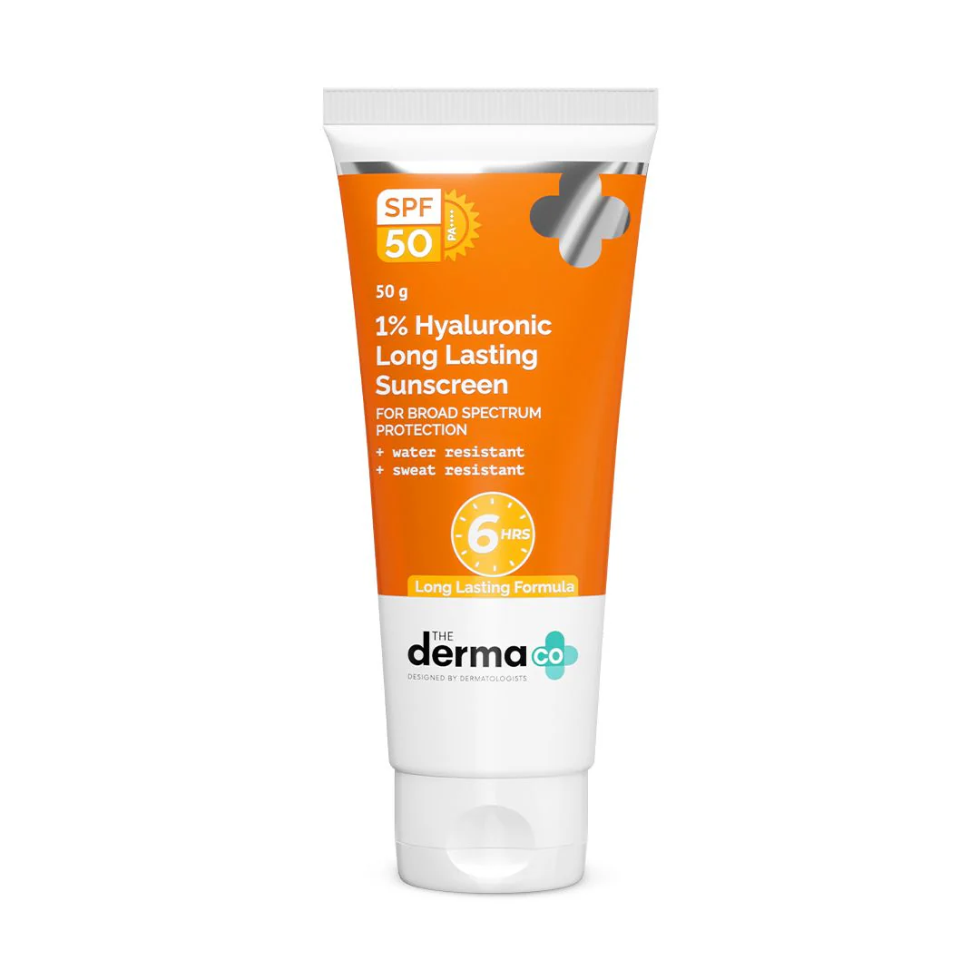 1% Hyaluronic Long Lasting Sunscreen SPF 50 & PA++++ with Hyaluronic Acid & Vitamin E for Upto 6-Hour Sun Protection- 50 g - Image 10