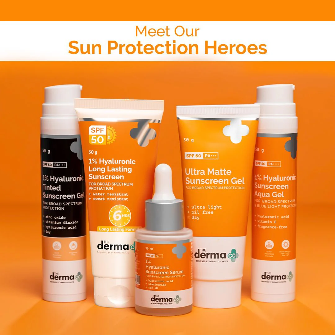 1% Hyaluronic Long Lasting Sunscreen SPF 50 & PA++++ with Hyaluronic Acid & Vitamin E for Upto 6-Hour Sun Protection- 50 g - Image 8